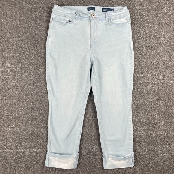 J Jill Jeans Womens 6/6P High Rise Cropped Everyday Casual Minimal Comfort Norm - Picture 1 of 11